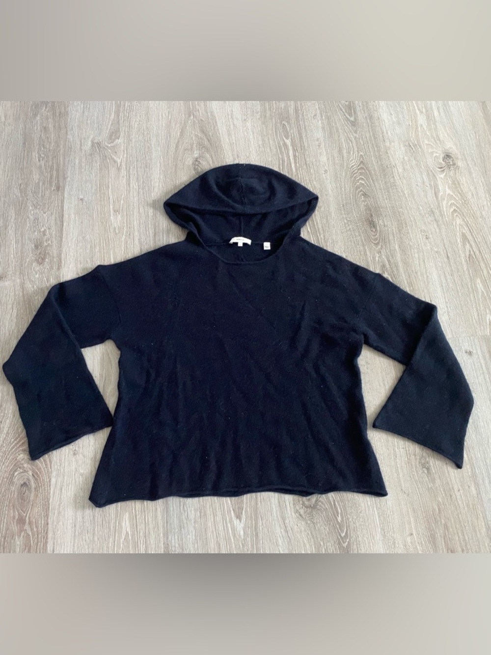 Navy Blue Hooded Women's Sweater